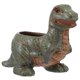 thumbnail image 3 of Maceta de cerámica con forma de dinosaurio, decorativa para el hogar, color verde, 3 of 8