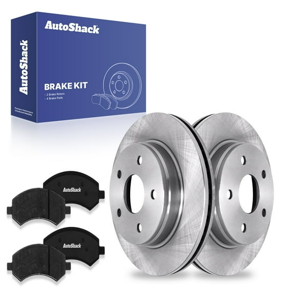 AutoShack 13.22" (335.8 mm) Front Vented Brake Rotors   Ceramic Brake Pads | Replacement for 2011-2018 Ram 1500 2006-2010 Dodge Ram 1500 2007-2009 Dodge Durango | 6-PC Brake Kit
