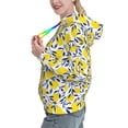 thumbnail image 2 of Sikiie Tropical Lemon Women's Casual Hoodies Long Sleeve Lightweight Pullover Tops Loose Sweatshirt-X-Large, 2 of 7