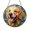 Acrylic 3.5 Inch, variant on Decorative Dog Portrait Stained Glass Style Suncatcher Window Hanging Decor, Cute Pet Window Ornament Decorative Glass Art Panel for Animal Lover Home Window Decor