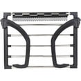 thumbnail image 1 of Multifunctional Portable Clothes Drying Rack, Stainless Steel Structure for Heavy Duty Use, Foldable with 5 Hanging Bars for Space Efficient Drying, 1 of 5