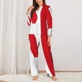 thumbnail image 2 of Daiia HOHOHO Christmas for Women's Long-Sleeved Pajama Set – Soft & Comfortable Sleepwear Button-Up Pajamas Cozy Lounge Wear-XX-Large, 2 of 7