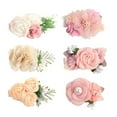 thumbnail image 1 of Pinza para el pelo con flores para niñas, 6 piezas de accesorios para el pelo con flores, 1 of 5
