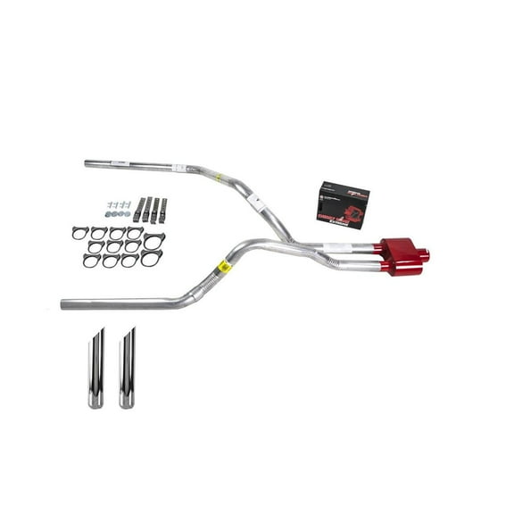 F150 05-06 dual exhaust 2.5 pipe Cherry Bomb Extreme SW Tip