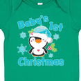 thumbnail image 4 of Inktastic Baby's 1st Christmas with Cute Penguin and Snowflakes Boys or Girls Baby Bodysuit, 4 of 5
