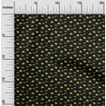 thumbnail image 1 of oneOone Cotton Jersey Black Fabric Dog & Banana Fruits Sewing Material Print Fabric By The Yard 58 Inch Wide, 1 of 4