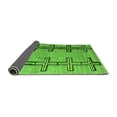 thumbnail image 2 of Ahgly Company Indoor Round Abstract Green Modern Area Rugs, 6' Round, 2 of 4