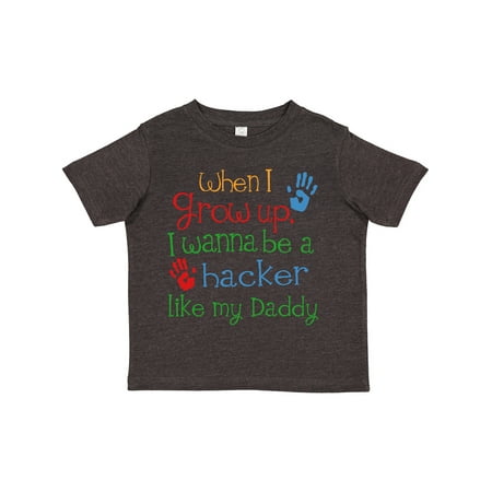 

Inktastic Hacker Like Daddy Gift Toddler Boy or Toddler Girl T-Shirt