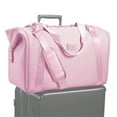 thumbnail image 2 of Fit & Fresh Premium Neoprene Weekender Bag, Travel Bag Trolley Sleeve, Carry on Duffel Bags, Pink, 2 of 8