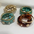 thumbnail image 6 of YongCo Artistic Sea Inspired Multilayer Bracelet Combining Resin Iron Charm 3Pcs/set, 6 of 11