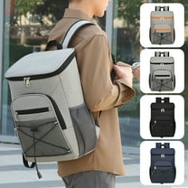 Insulated Cooler Backpack, Leak-Proof Large Capacity Ice Chest, Temperature Retention Technology, for Camping Trips, Beach Outings, Picnic Adventures, Orange, by Ihhxbz