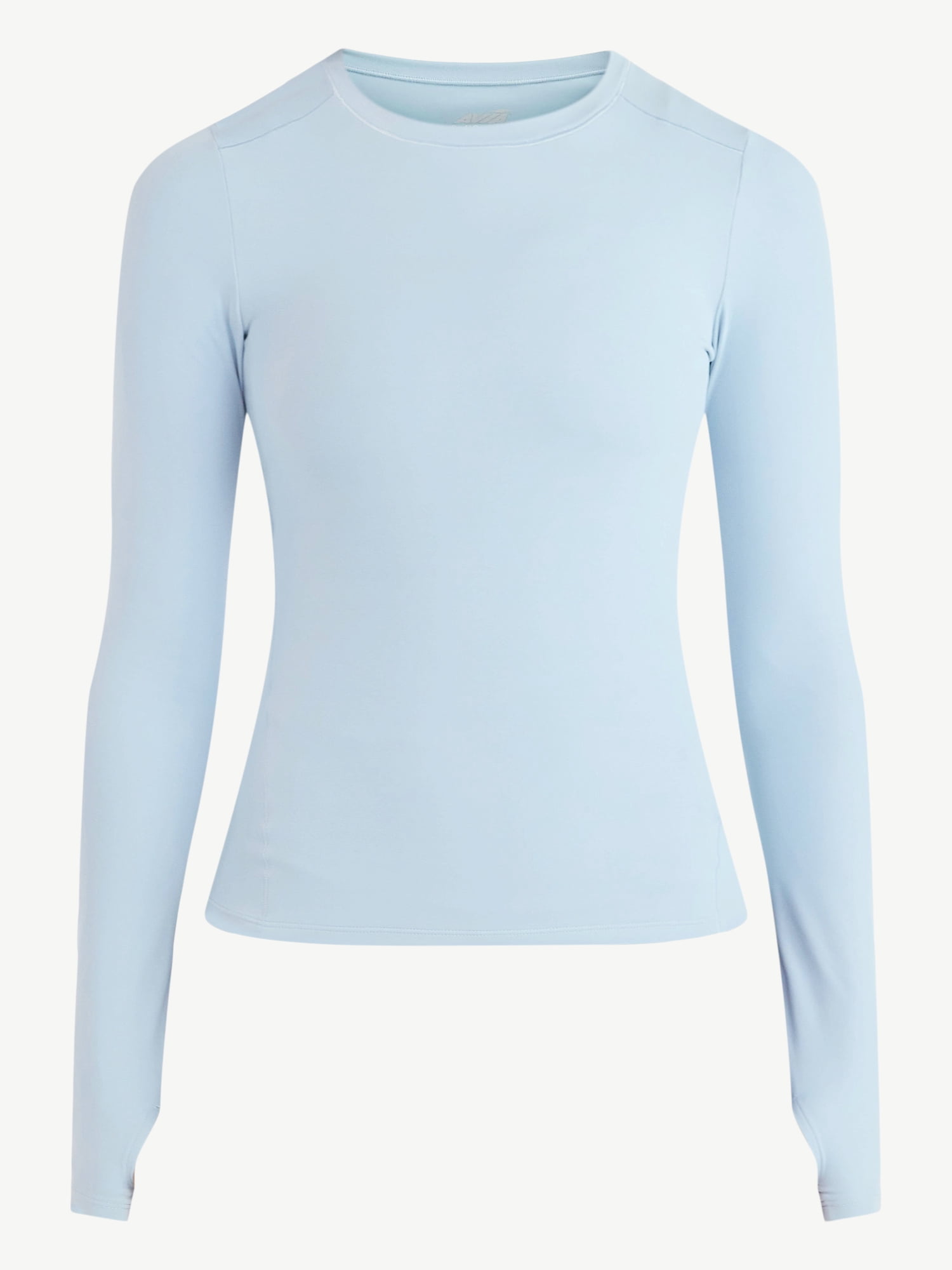 Avia Women's and Women’s Plus SoftSculpt Tee with Long Sleeves, Sizes XS-4X