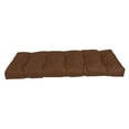 thumbnail image 3 of 46-inch by 19-inch Tufted Solid Outdoor Spun Polyester Loveseat Cushion Brown-Color, 3 of 3