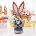 thumbnail image 4 of Fiudx Figura de Conejo de Pascua Tejida En Paja, Conejo Decorativo Artesanal, Diseño Intrincado de Pascua, Decoración Versátil para Mesas o Estantes, Idea de Regalo Navideño, Decoración Festiva para, 4 of 5