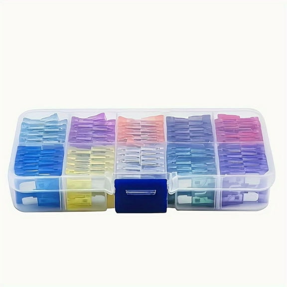 60 Pack Automotive Fuse Assortment Kit, Mini Blade Car Fuses 5A–30A, Color-Coded Electrical Fuses for Vehicle Wiring Protection and Replacement Parts