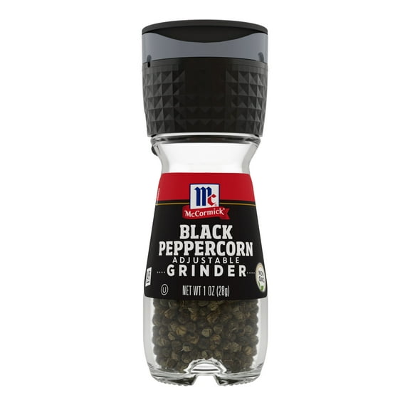McCormick Non-GMO Black Pepper Grinder, 1 oz Bottle