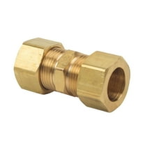 Thrifco Plumbing 4401064 62-C 5/8 Inch Lead-Free Brass Compression Coupling
