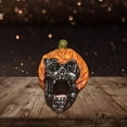 thumbnail image 3 of Decoración de de calabaza, escultura artesanal de resina de Halloween, decoración de de terror, adorno para mesa, sala de estar, EstiloD Sunnimix estatua estatuilla, 3 of 8