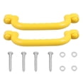 thumbnail image 3 of Miangastore Accessoires de Terrain de Jeu pour Enfants Extérieur Jaune 2 Pcs 9.6x2.7x0.8 Po, 3 of 8