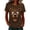funny shirts4-Multicolor, variant on LEKWK Halloween Shirts for Women Animal Print Short Sleeve Casual Funny Shirts Crewneck Relaxed Fit Lightweight Cute Graphic T-Shirts