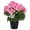 Pink, variant on PPKVUFD Artificial Geranium Potted Plant – 10” Tall, Realistic Silk Flowers with Vibrant Green Leaves, White Geraniums Fake Flowers for Outdoors Home Décor, Wedding Farmhouse Office Tables Decor