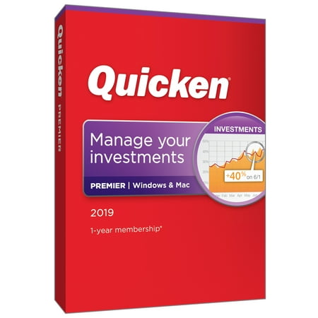 Quicken Premier 2019 1User 1Year (Best Price For Quicken Premier 2019)