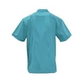 thumbnail image 2 of Gravity Threads Mens Guayabera Summer Shirt - Turquoise - Small, 2 of 2
