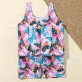 thumbnail image 4 of GYRATEDREAM Baby Toddler Girls Float Suit One Piece Rashguard Cartoon Buoyancy Swimsuit 2-9 Years, 4 of 6