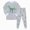 L101-Mint Green, variant on CAUYDYLittle Boy Comy Pajama Set Cotton Dinosaur Print Sleepwear Long Sleeve Top Pants Set Pjs(L101-Mint Green,7-8 Y)