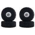 thumbnail image 1 of Neumático de cubo de rueda de llanta de rueda de 1,9 pulgadas de Metal de 120mm para 1/10 Rc Crawler Car 4 Axial Scx10,6, 1 of 5