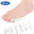 thumbnail image 3 of Ortesis para dedos de los pies JAMW paquete de 6 ortesis de gel de silicona para hombres y mujeres, 3 of 5