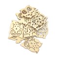 thumbnail image 3 of Qarigey 10 Pieces Buttons Wood Slices Multi-Holes Embellishments Clothes Wedding Coat Sewing Shirt Hollow-Out Supplies Decors Type2, 3 of 6
