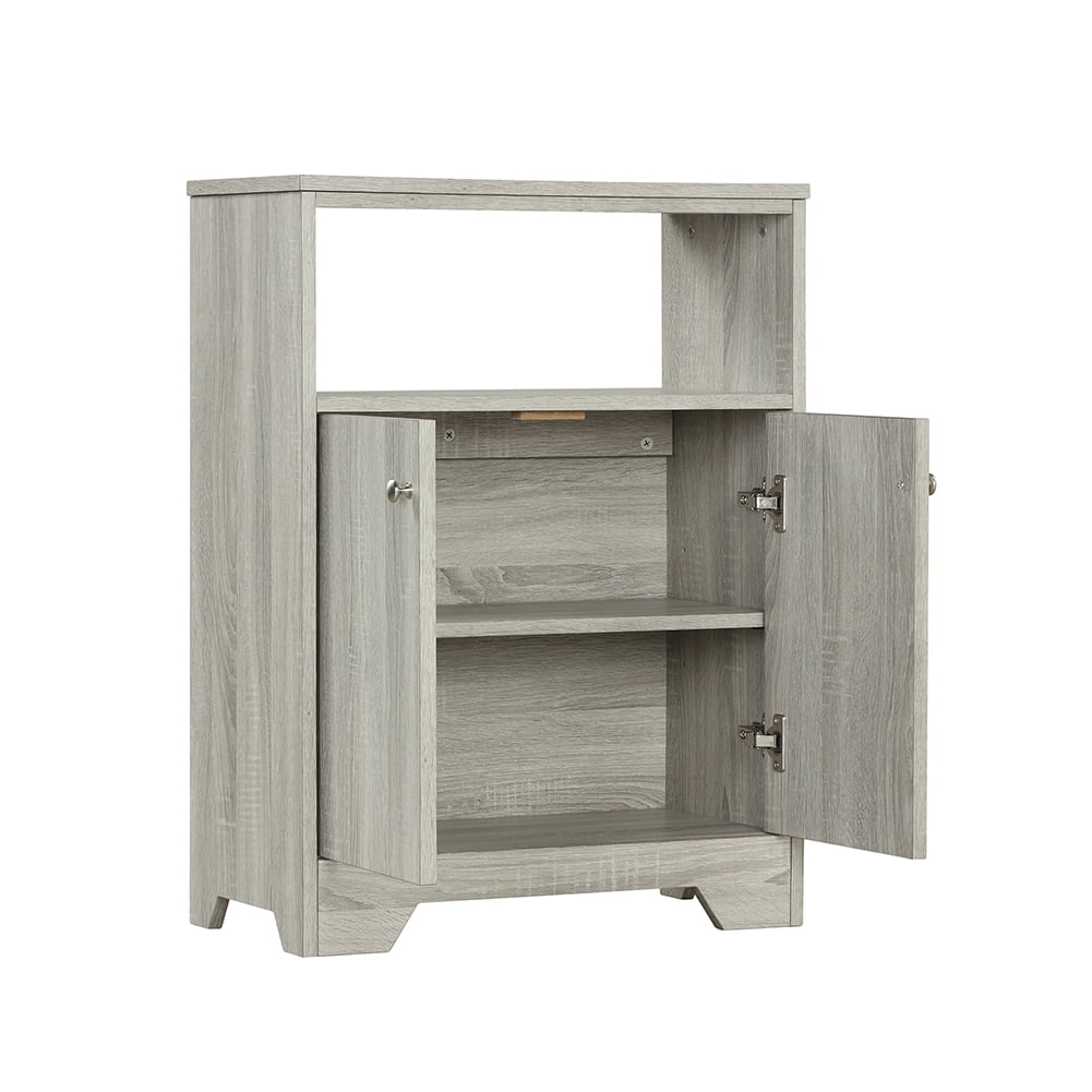 Kepooman Bathroom Storage Cabinet, Freestanding Floor Sideboard, Accent Cabinet with Adjustable Shelf, Industrial TV Console for Home Kitchen, Oak Kepooman Bathroom Storage Cabinet, Freestanding Floor Sideboard, Accent Cabinet with Adjustable Shelf, Industrial TV Console for Home Kitchen, Oak