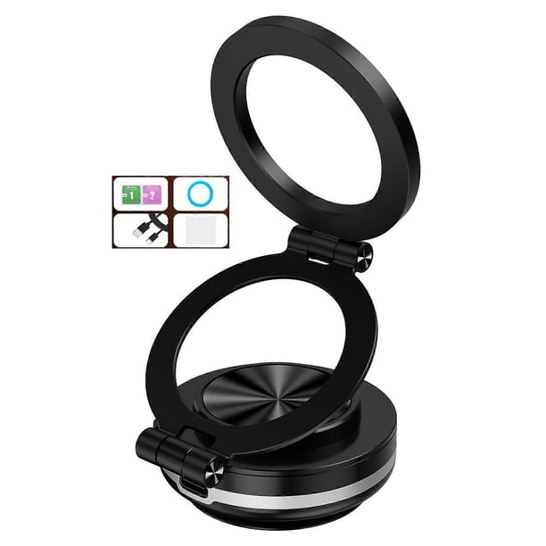 Rotatable 360 Degree Magnetic Car Phone Mount Electric Vacuum Suction Phone Holder for Navigation Driving