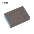 thumbnail image 3 of Bloques de esponja de lijado de 4 piezas, bloque de lijado de 400 granos, 100x70x25mm, marrón y azul, 3 of 7
