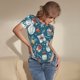 thumbnail image 3 of Fotbe Christmas Snowman Gift Body de Mujer con Cuello Redondo y Mangas Cortas, Sin Mangas Ajustado, Suave, Cómodo y Básico-Medium, 3 of 7