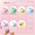 thumbnail image 2 of Juego de Globos para Decoraciones de Fiesta, 134 Pcs Macaron Color Guirnalda Arco Kit para Propuesta, Boda, Cumpleaños, Aniversario, 2 of 4
