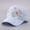 Light blue iridescent butterfly, variant on Women Colorful Rhinestone Baseball Cap, Butterfly Sequins Sun Protection Duckbill Hat Fashion Casual Outdoor Visor Hat