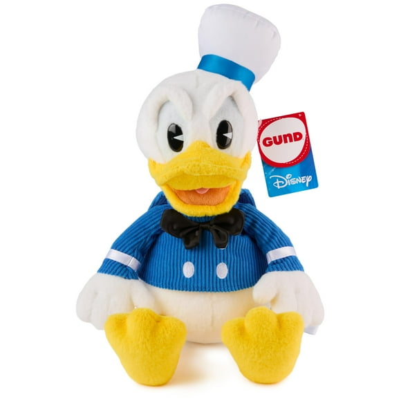 GUND Disney Official Donald Duck Classic Plush, Mickey and Friends, Deluxe Collector Stuffed Animal for Ages 1 and Up, Blue/White, 14â