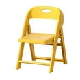 thumbnail image 2 of Silla para niños plegable ergonómica ligera con respaldo silla apilable escolar para Amarillo, 2 of 9