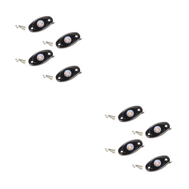 Kenally 4 Uds luces de chasis de coche LED neón alto brillo portátil Yacht Trail Rig lámpara Underglow atmósferas decorativas Type1 NO1