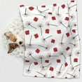 thumbnail image 6 of Rocae Ladybug With Dandelion for Pet Blanket Dog Blanket Cat Blanket Soft Sleep for Small Medium Pet-Large, 6 of 8