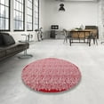 thumbnail image 4 of Ahgly Company Machine Washable Indoor Rectangle Contemporary Ferrari Red Area Rugs, 3' x 5', 4 of 7