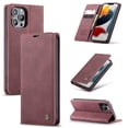 thumbnail image 3 of Wallet Case for iPhone 14 Plus（6.7"） for Men Women Girls, Kickstand Folio Flip Phone Case with Card Holder for Apple iPhone 14 Plus（6.7"） 2022, Wine, 3 of 9