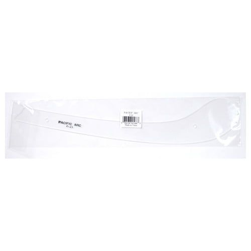 PACIFIC ARC F21 FRENCH CURVE CLEAR ACRYLIC 12 1/2 INCH