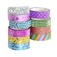 thumbnail image 2 of Cinta Adhesiva Washi Gloria 10 Diseños 3 Metros x 15 mm Cinta adhesiva washi, 2 of 9
