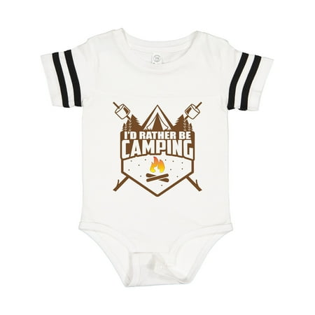 

Inktastic I d Rather Be Camping Gift Baby Boy or Baby Girl Bodysuit