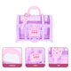 thumbnail image 5 of PeggyDoll - 2 cajas de tesoros para niñas, juguetes, caja de maquillaje para niñas, organizador de joyas de mesa, 5 of 6
