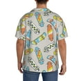 thumbnail image 3 of Lukts Skateboard for Men's Hawaiian Shirt Beach Short Sleeved Button top-Small, 3 of 5