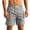 Gray, variant on lcziwo Men Shorts with Pockets Twill Summer Holiday Elastic Waist Trunks Camping Fishing Outdoor Drawstring Dress Shorts Green XL